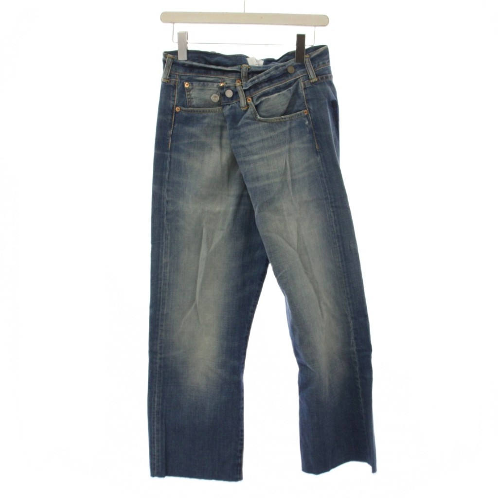 【中古】プルミエ アロンディスモン 1er Arrondissement × リーバイス Levi's 501 デニムパンツ ジーンズ 裾カットオフ W38L32 インディゴ B1032AFP075 /BM メンズ 【ベクトル 古着】 260401