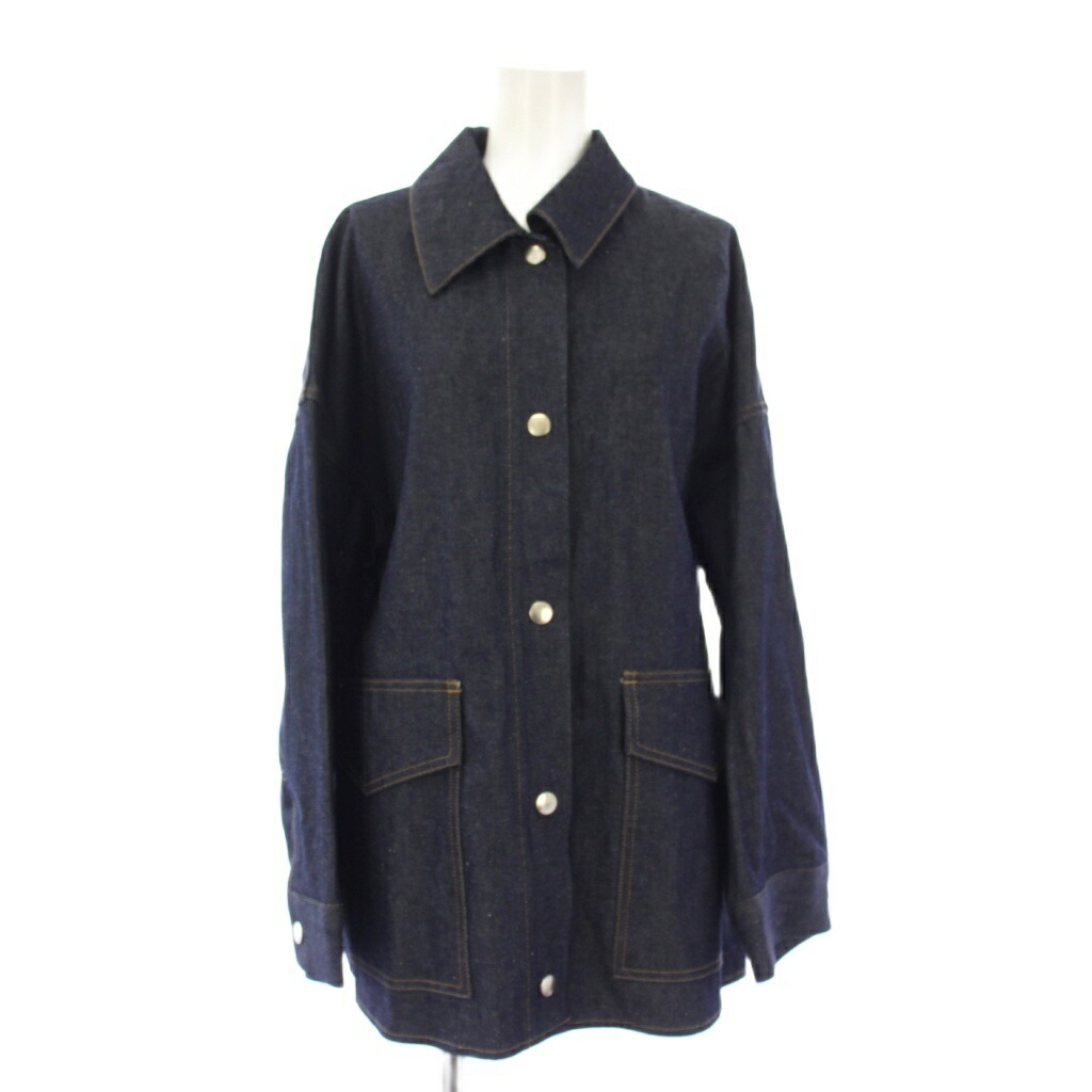 【中古】ジャーナルスタンダードレサージュ journal standard Lessage 24AW デニムワークジャケット デニムジャケット 紺 ネイビー 24010370211030 /TK レディース 【ベクトル 古着】 260409