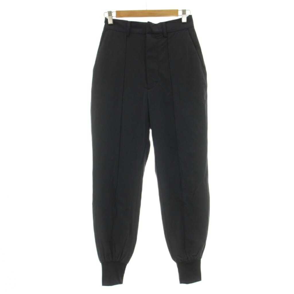 【中古】シンゾーン Shinzone 22SS JOGGER PANTS ジョガーパンツ センタープレス ジップフライ 34 紺 ネイビー 22MMSPA08 /KU レディース 【ベクトル 古着】 260408