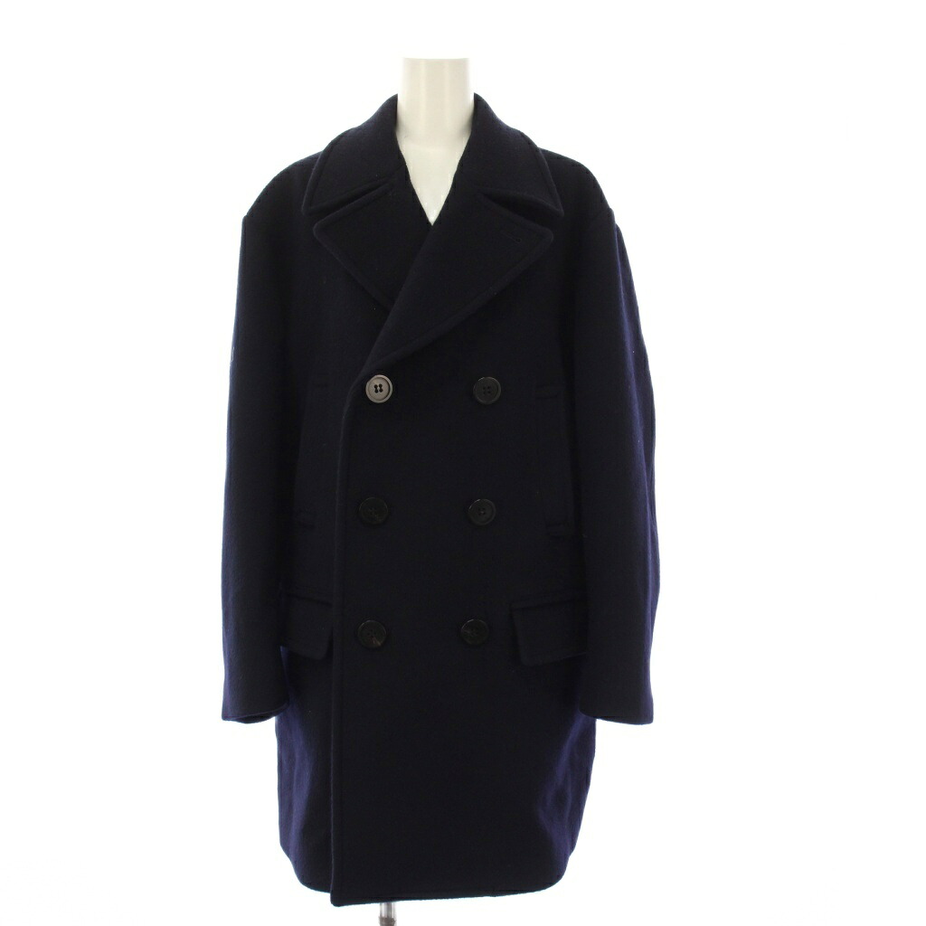 【中古】シンゾーン Shinzone 25AW OVERSIZED WOOL PEACOAT ピーコート Pコート ミドル丈 ウール 34 紺 25AMSCO02 /BM レディース 【ベクトル 古着】 260408｜ブランド古着の買取販売ベクトル