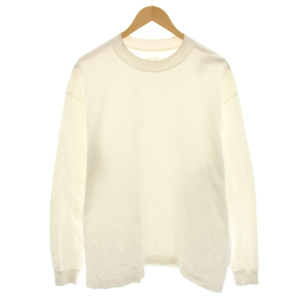 【中古】キャプテン サンシャイン KAPTAIN SUNSHINE スビンスーピマチューブロングスリーブT Suvin Supima Tube L/S Tee ロンT カットソー クルーネック 長袖 無地 3 白 ホワイト KSBSCS01 /YT メンズ 【ベクトル 古着】 260407