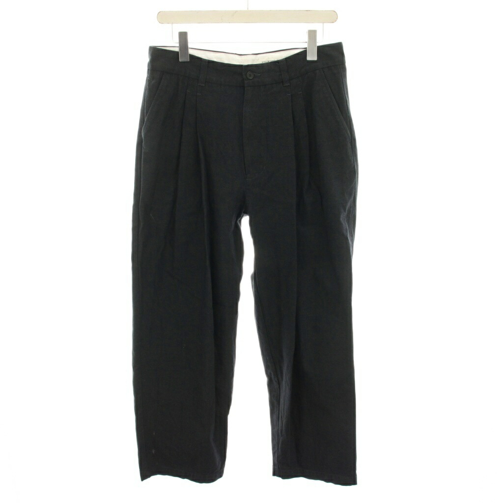【中古】スティルバイハンド STILL BY HAND ディープタックプレスドパンツ Deep tuck pressed pants スラックス ジップフライ 48 黒 黒いこと PT04233 /YT メンズ 【ベクター 古着】 260413 ズボン・パンツ-メンズファッション