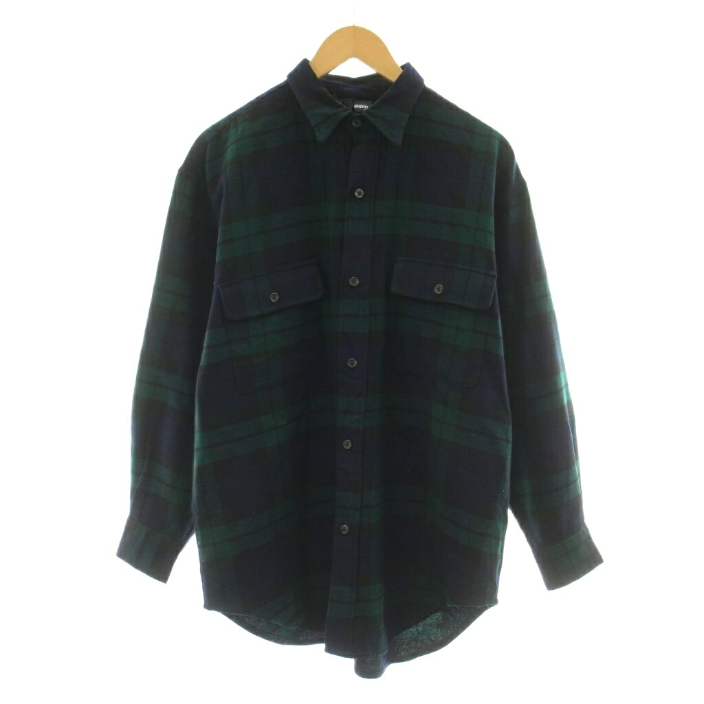 【中古】ラルフローレン RALPH LAUREN 心地よいプルオーバー 長袖 読み合わせる柄 エルボーパッチ 羊毛100％ 14 紺 米国海軍 緑 緑であること /KU メンズ 【ベクター 古着】 260415