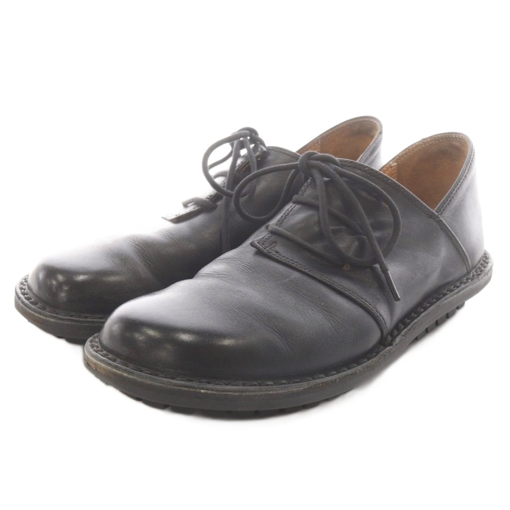 【中古】トリッペン trippen 置き目毛皮 モカシン なめし革 25.0糎 黒 黒いこと /AN14 レディース 【ベクター 古着】 260417