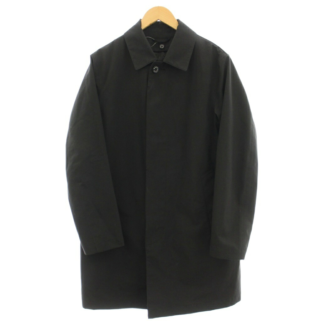 【中古】マッキントッシュ ロンドン MACKINTOSH LONDON 中綿ライナー付 ステンカラーコート ロング コート ナイロン 38 黒 ブラック G1A65-610-09 /☆G メンズ 【ベクトル 古着】 260416|ブランド古着の買取販売ベクトル
