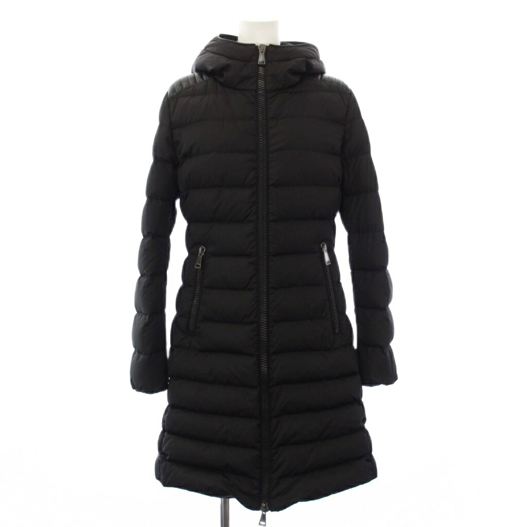 【中古】モンク軌跡 MONCLER TALEV 落ち込む厚地の外套 ロング 2 黒 E20934937085 /KH レディース 【ベクター 古着】 260428