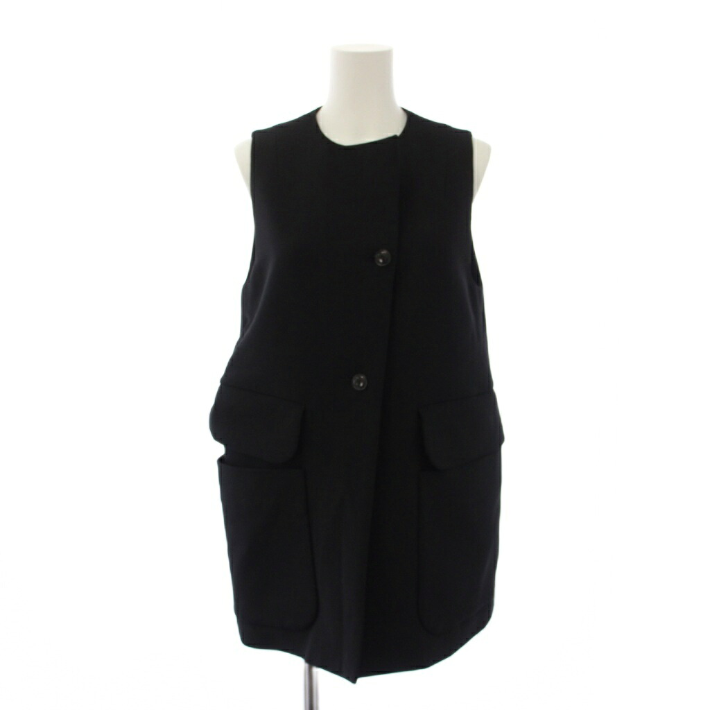 【中古】ベッド&ブレックファスト BED&BREAKFAST 25AW Noble Motion Vest ベスト ジャケット ウール S 黒 6080500009 /BM レディース 【ベクトル 古着】 260423|ブランド古着の買取販売ベクトル