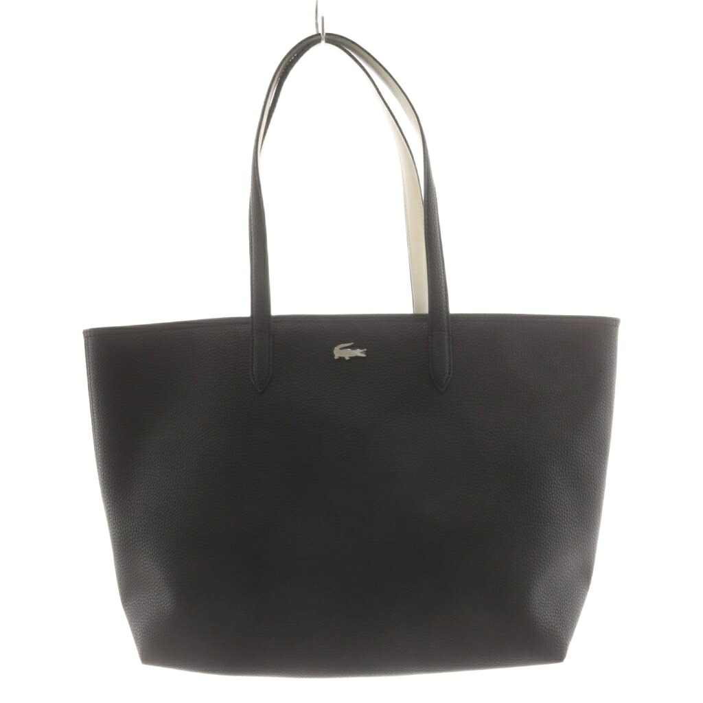 【中古】ラコステ LACOSTE トートバッグ ショルダーバッグ 黒 黒いこと /AN16 レディース 【ベクター 古着】 260507