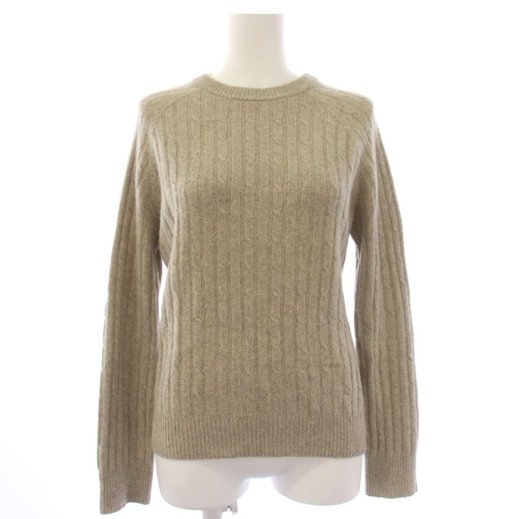 【中古】マーガレットハウエル MARGARET HOWELL ニット セーター 長袖 カシミヤ クルーネック 2 ベージュ 578-5263016 /TK レディース 【ベクトル 古着】 260504｜ブランド古着の買取販売ベクトル