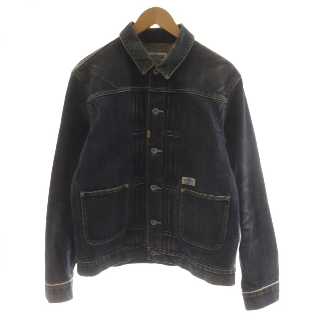 【中古】ネイバーフッド NEIGHBORHOOD DENIM JACKET RIGID デニムジャケット ジージャン Gジャン L 紺 ネイビー 142NYNH-JKM05 /AN26 メンズ 【ベクトル 古着】 260511|ブランド古着の買取販売ベクトル