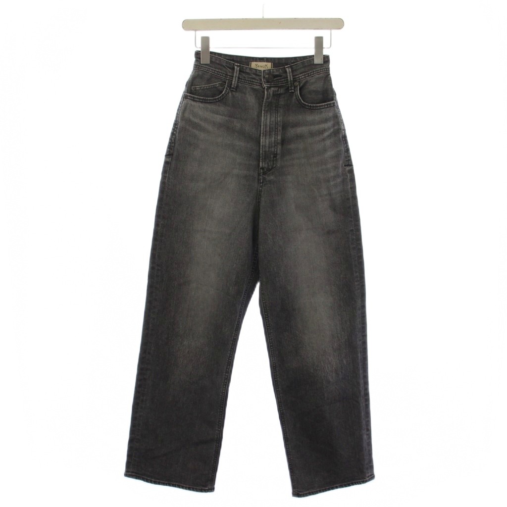 【中古】ヤヌーク YANUK JOAN Loose Straight ジーンズズボン下 デニム ジップフライ 23 薄墨色 57141229 /BM レディース 【ベクター 古着】 260507