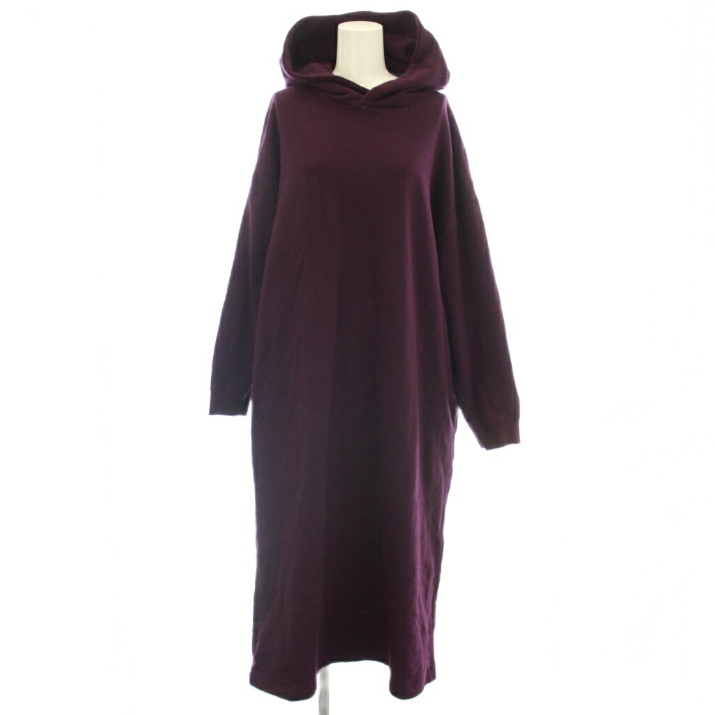 【中古】ズッカ zucca 流汗 衣装 パーカー ロング 長袖 M 紫 パープル ZU13JH142 /☆G レディース 【ベクター 古着】 260508