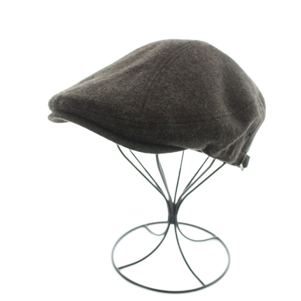 【中古】ボルサリーノ Borsalino かぶり笠 ハンチング キャスケット 羊毛 茶 赤銅色 /YI33 レディース 【ベクター 古着】 260511