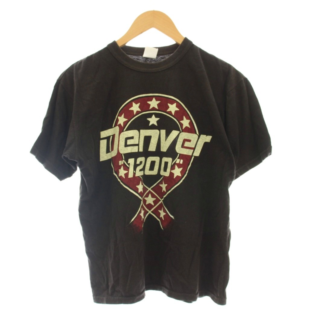 【中古】力強さ御召しもの POWERWEAR ティーシャツ 半袖 M 茶 赤銅色 /☆G メンズ 【ベクター 古着】 260520