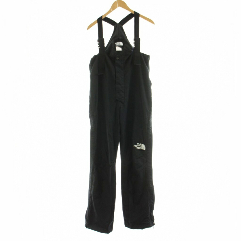 【中古】ザノースフェイス THE NORTH FACE 90s ヴィンテージ ビブパンツ ゴアテックス 厚地の外套櫂 スキーの板お召しもの L 黒 黒いこと NP-7182 /KU メンズ 【ベクター 古着】 260521