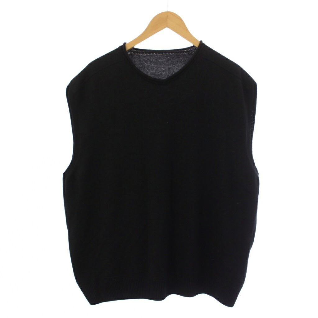 【中古】オムプリッセイッセイミヤケ HOMME PLISSE ISSEY MIYAKE HP CASHMERE 編み物 より良い ティーシャツ カシミール 絹地 黒 HP53KE296 /BM メンズ 【ベクター 古着】 260520