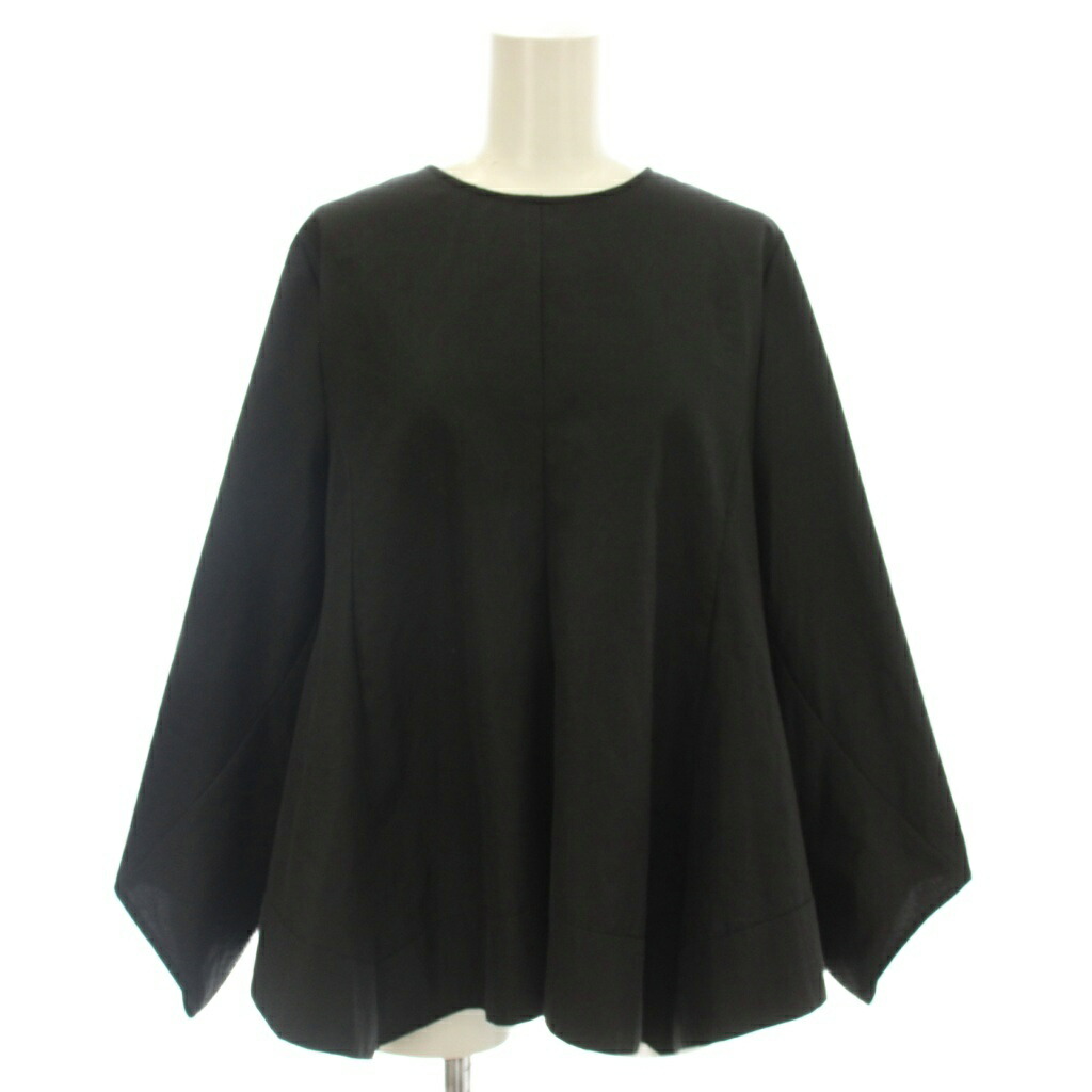【中古】アドーア ADORE 22AW ティーシャツ プルオーバー トップ 長袖 太陽フレア 38 黒 黒いこと 531-2210024 /☆G レディース 【ベクター 古着】 260523