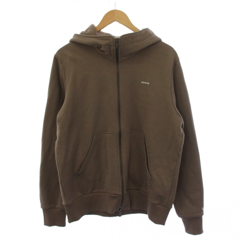【中古】タトラス TATRAS ジップアップパーカー 上衣 03 赤銅色 MTAT23A8198 /BM メンズ 【ベクター 古着】 260602