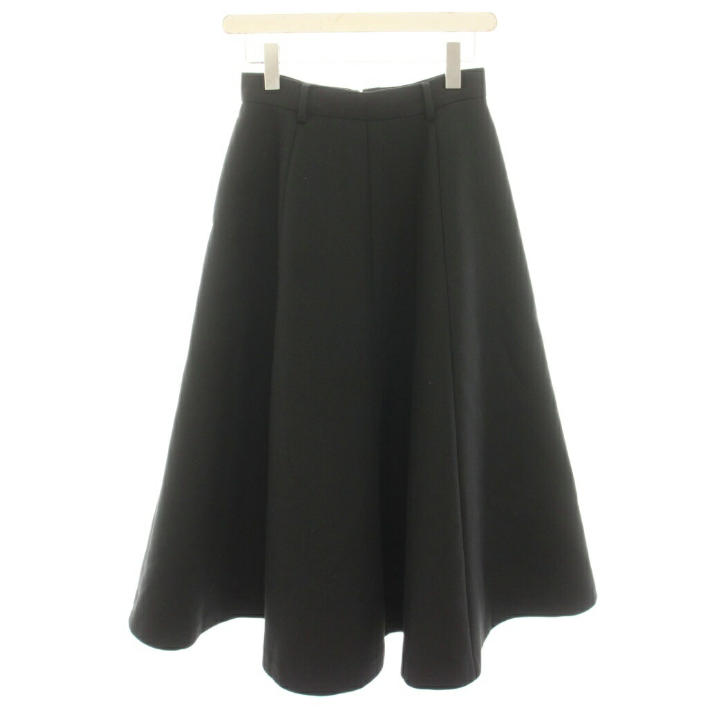 【中古】クラネ CLANE 25AW BONDING VOLUME SKIRT 太陽フレアスコート ミモレ ロング 1 黒 黒いこと 19109-6162 /HN レディース 【ベクター 古着】 260528