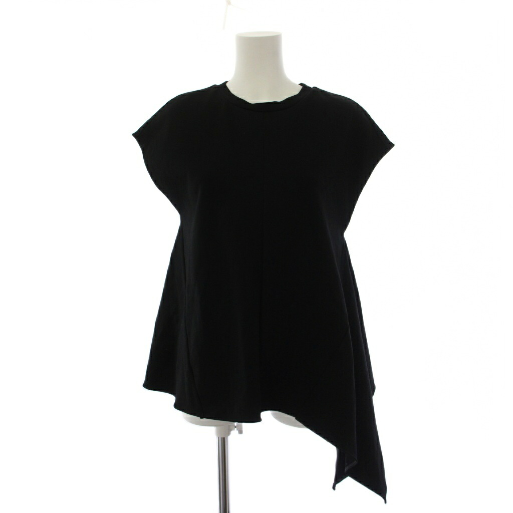 【中古】アドーア ADORE ハイテンションポンチカットソー フレンチスリーブ 38 黒 5315960512 /BM レディース 【ベクトル 古着】 260602｜ブランド古着の買取販売ベクトル