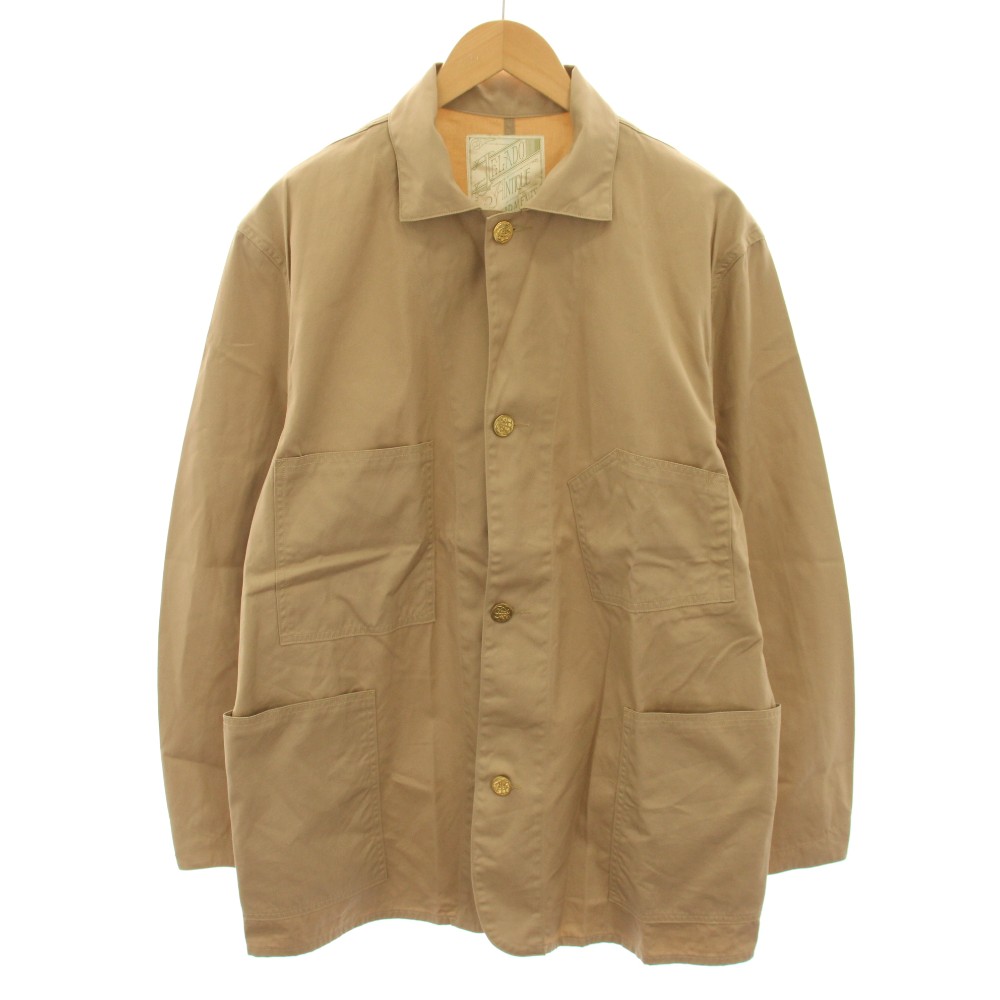 【中古】ジェラード JELADO スチールビームコート STEELBEAM COAT 細工物厚地の外套 取りまかなう櫂 アウター 1 ベージュ /YT メンズ 【ベクター 古着】 260529