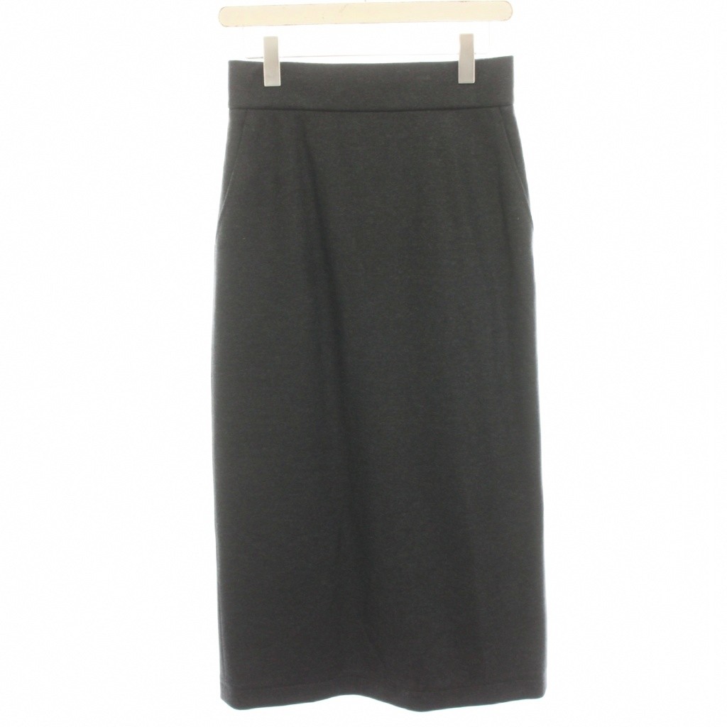【中古】セオリーリュクス theory luxe 23AW ribble ellin l タイトスカート ミモレ ロング 羊毛 38 薄墨色 03-3307015-046-038 /HN レディース 【ベクター 古着】 260601