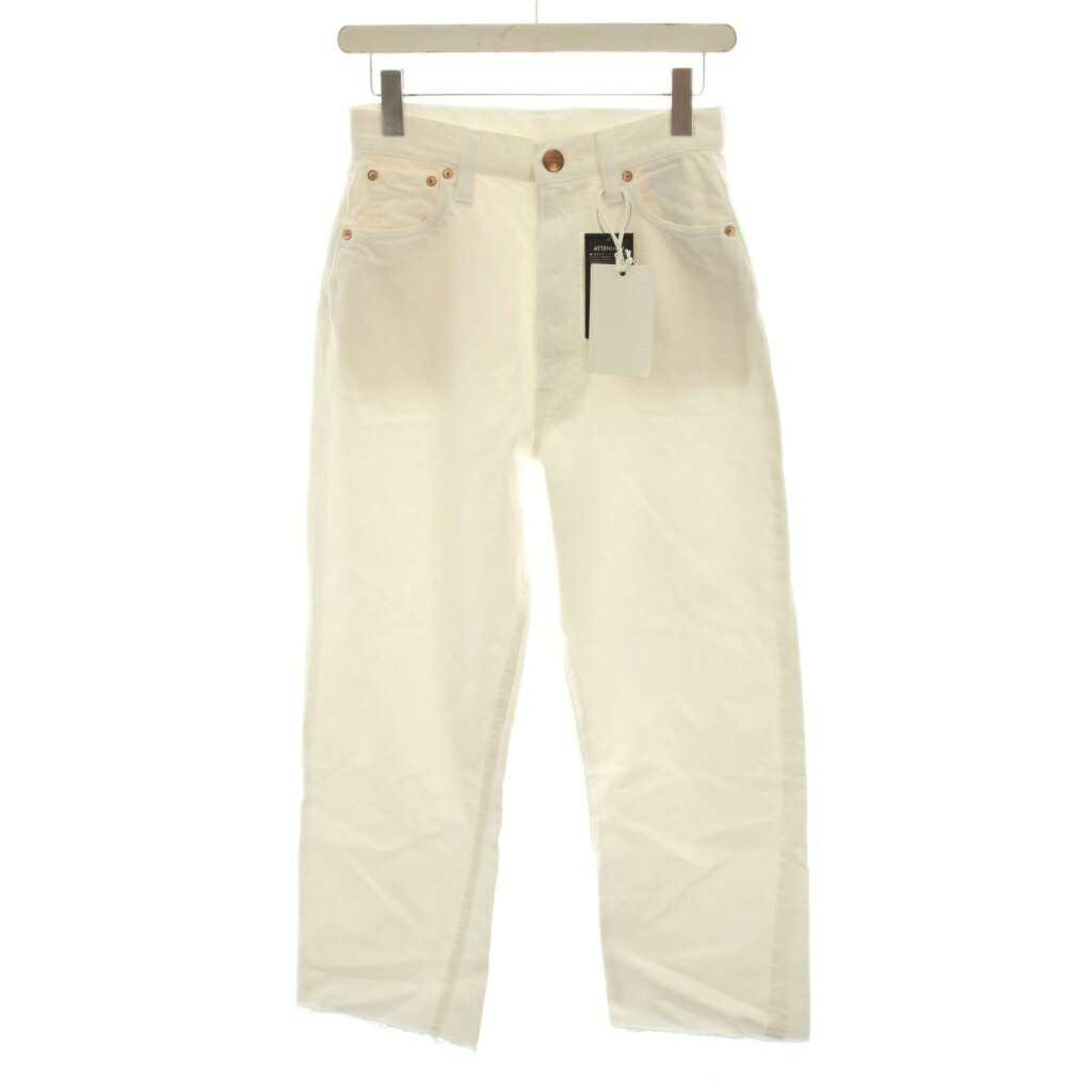 【中古】未当て嵌める品 レッドカード RED CARD 縮緬ジーンズ Crepe Denim ジーンズズボン下 デニム ジップフライ カットオフ 23 白 白いこと 75W704FL01vwh /YT レディース 【ベクター 古着】 260601