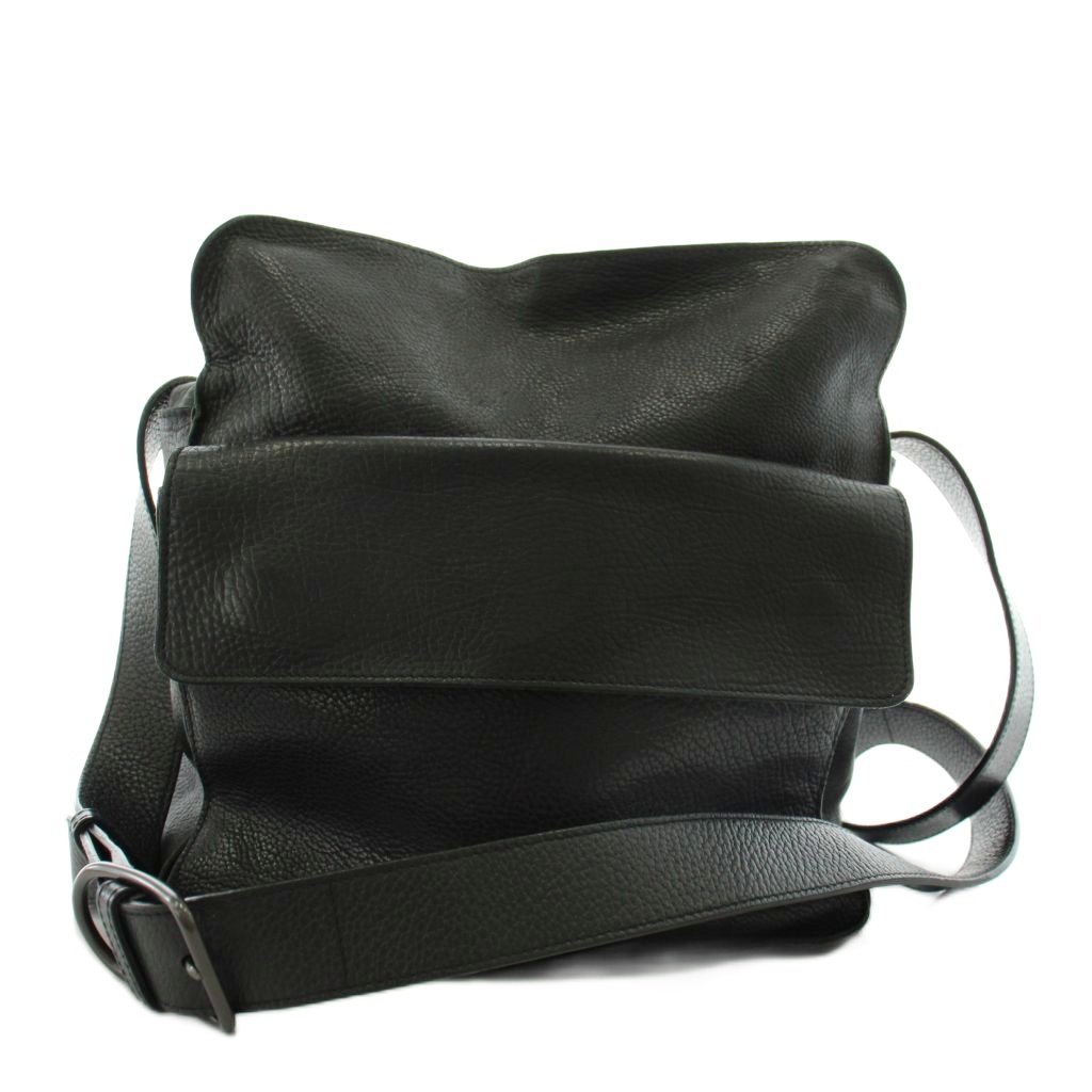 【中古】ボッテガヴェネタ BOTTEGA VENETA ショルダーバッグ なめし革 黒 黒いこと /AN46 ■OH レディース 【ベクター 古着】 260604