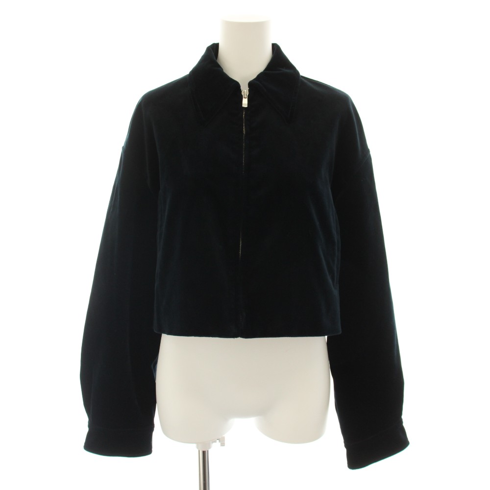 【中古】セオリー Theory 24AW ストレッチベルベットAラインジップジャケット STRETCH VELVET 3 ALINE ZIP JKT アウター P 紺 ネイビー 01-4404102-891-901 /YT レディース 【ベクトル 古着】 260605｜ブランド古着の買取販売ベクトル