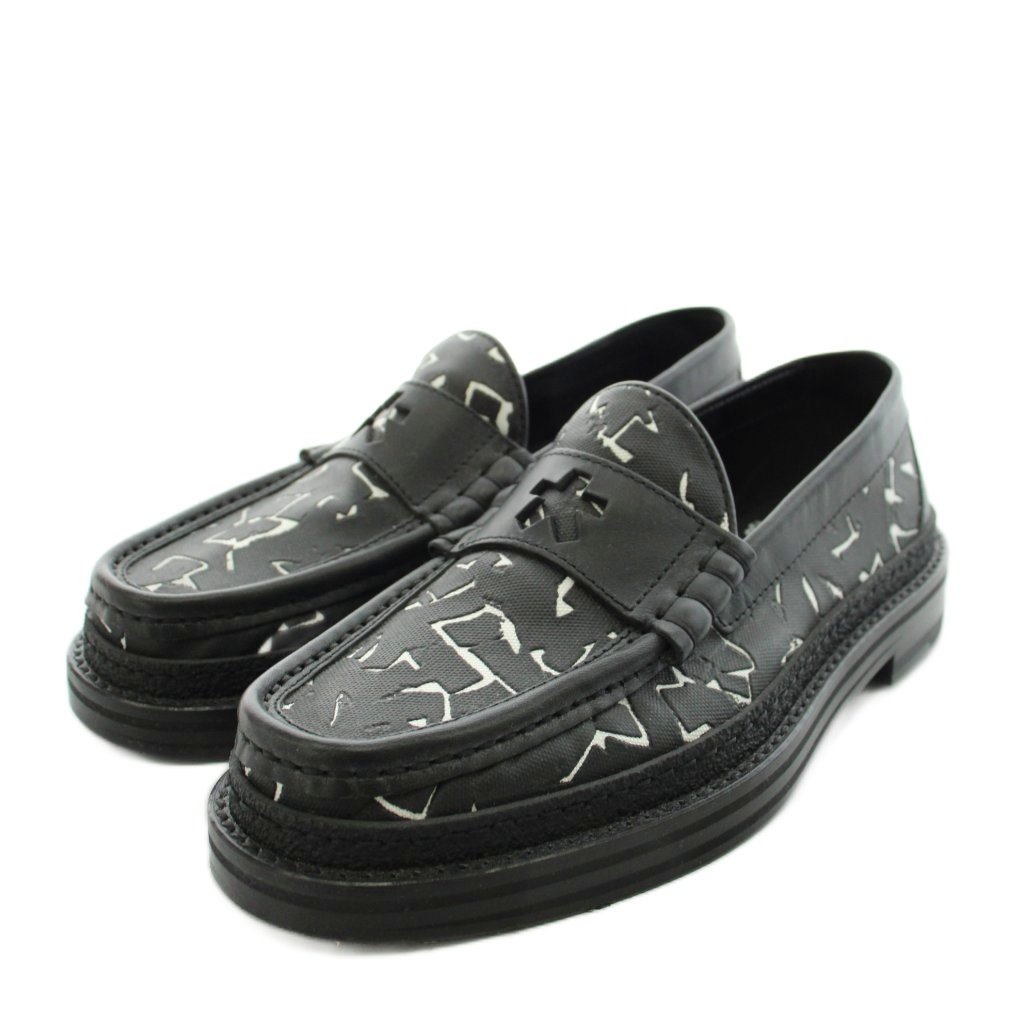 【中古】ジミーチュウ JIMMY CHOO × ポギー POGGY 置き目毛皮 モカシン 36 黒 黒いこと /AN41 レディース 【ベクター 古着】 260605