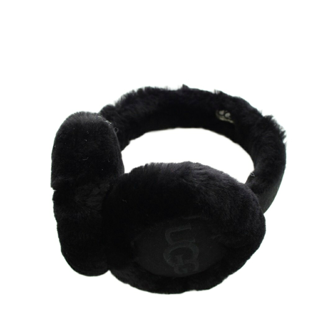 【中古】アグ オーストラリア UGG australia イヤーマフ 耳当て ボア ロゴ 黒 ブラック /AN22 レディース 【ベクトル 古着】 260625｜ブランド古着の買取販売ベクトル
