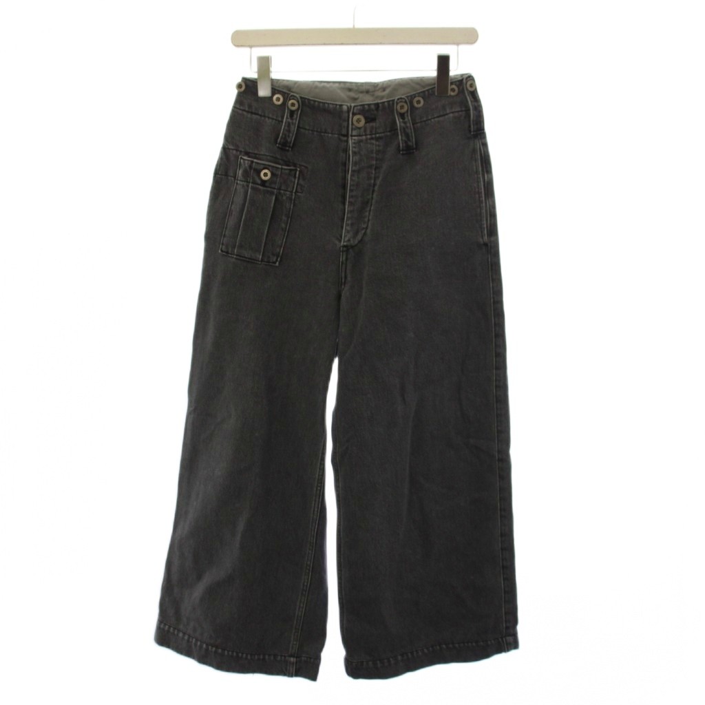 【中古】ナイジェルケーボン NIGEL CABOURN BRITISH ARMY PANT DENIM デニムパンツ ジーンズ ボタンフライ 6 グレー 8049-08-50000 /BM6 レディース 【ベクトル 古着】 260624｜ブランド古着の買取販売ベクトル