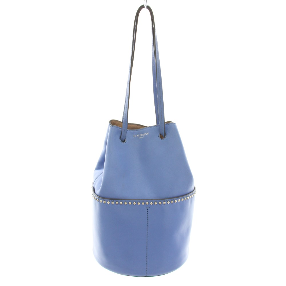 【中古】ジェイ&エムデヴィッドソン J&M Davidson ミニデイジー MINI DAISY ハンドバッグ 巾着 スタッズ レザー サックスブルー /YT19 レディース 【ベクトル 古着】 260629|ブランド古着の買取販売ベクトル
