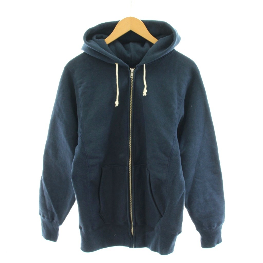 【中古】ウエアハウス WAREHOUSE パーカー ジップアップ 長袖 M 紺 ネイビー /AN45 メンズ 【ベクトル 古着】 260708｜ブランド古着の買取販売ベクトル
