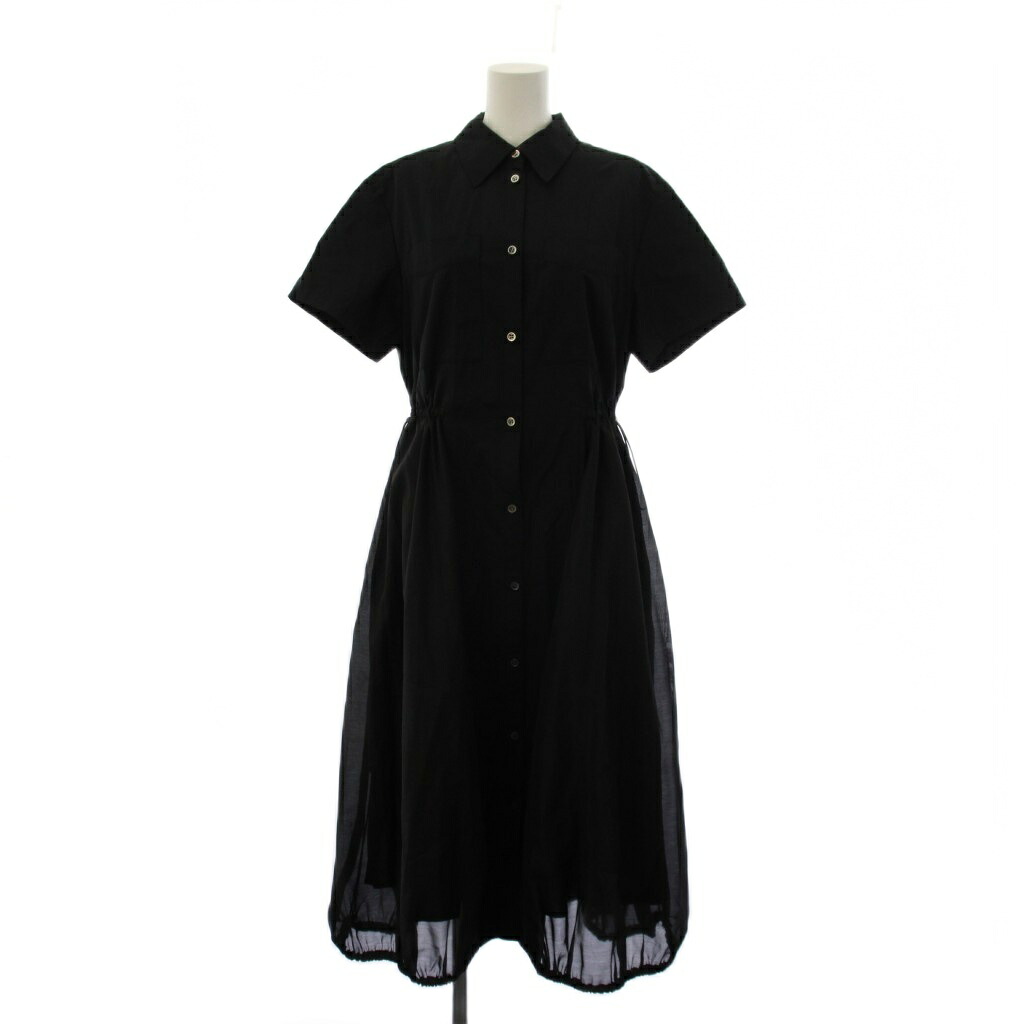 【中古】アドーア ADORE 25SS ハイマルチタフタワンピース ロング 半袖 38 ブラック 531-5140515 /BM2 レディース 【ベクトル 古着】 260709｜ブランド古着の買取販売ベクトル 15,836円