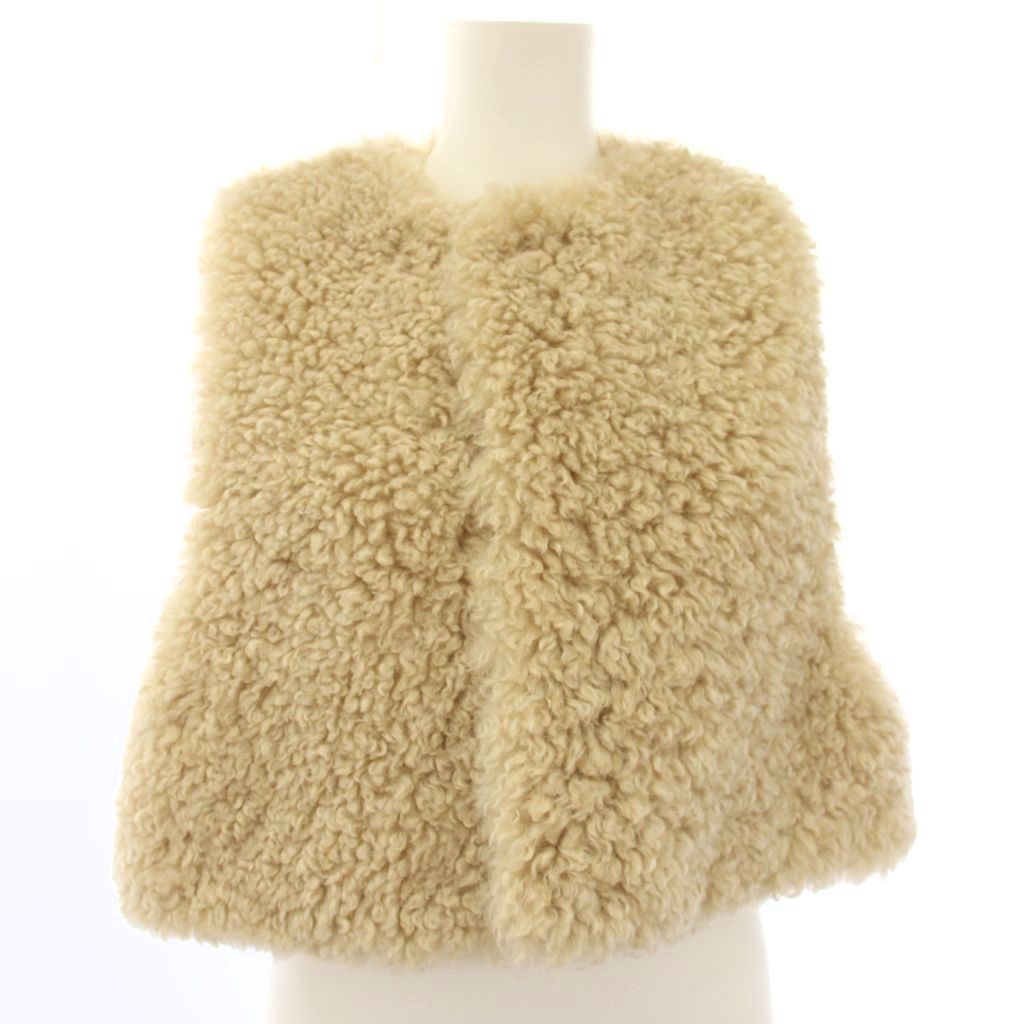 【中古】ハイク HYKE FAUX SHEARLING CROPPED VEST ベスト ジレ OSFA ベージュ 242-17406 /TK レディース 【ベクトル 古着】 260713|ブランド古着の買取販売ベクトル