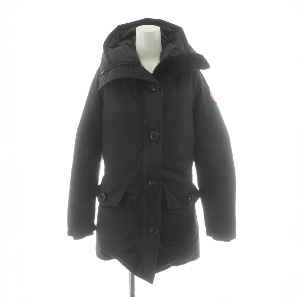 【中古】カナダグース CANADA GOOSE ブロンテ BRONTE 落ちこむ上衣 ボンネット アウター XS 黒 黒いこと 2603JL /AN26 レディース 【ベクター 古着】 260220