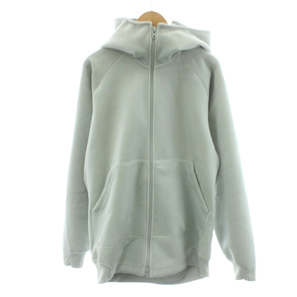 【中古】ワイスリー Y-3 ヨウジヤマモト パーカー ジップアップ ベロア ロゴ S 水色 ライトブルー IQ1827 /AN44 メンズ 【ベクトル 古着】 260305|ブランド古着の買取販売ベクトル