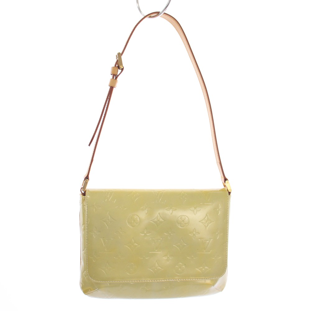 【中古】ルイヴィトン LOUIS VUITTON トンプソン表どおり ヴェルニ ショルダーバッグ 一肩肉 黄味がかった M91069 /TK ■OH レディース 【ベクター 古着】 260320