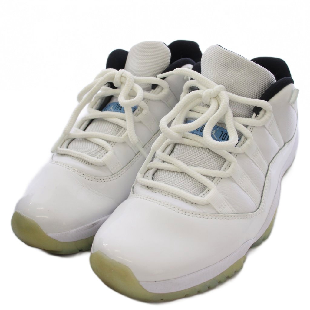 【中古】ナイキ NIKE AIR JORDAN 11 RETRO LOW スニーカー シューズ なめし革 26糎 白 AV2187-117 /BM メンズ 【ベクター 古着】 260409