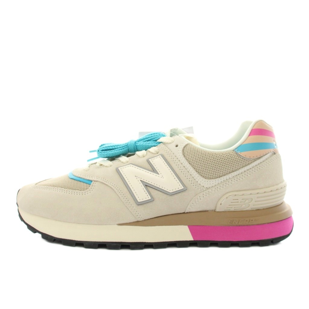 【中古】ニュー平衡にする NEW BALANCE U574LGSA サガンとす Sagan Tosu スニーカー シューズ スエードクロス US10 薄墨色 サクラ色 /YT メンズ 【ベクター 古着】 260406