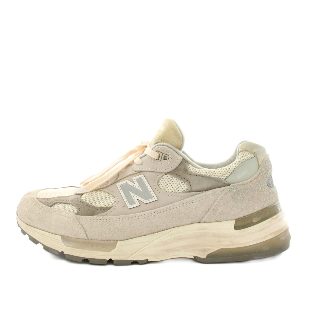 【中古】ニュー平衡にする NEW BALANCE U992MM スニーカー シューズ スエードクロス メッシュ US10 薄墨色 /YT メンズ 【ベクター 古着】 260413