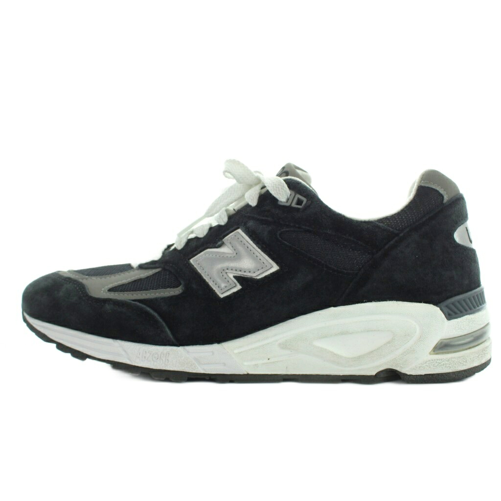 【中古】ニューバランス NEW BALANCE M990BL2 スニーカー ローカット スエード US10 28cm 黒 ブラック /YI16 メンズ 【ベクトル 古着】 260511｜ブランド古着の買取販売ベクトル
