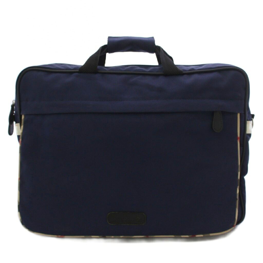【中古】バーバリー BURBERRY ブリーフケース 書類かばん ビジネスバッグ ナイロン ネイビー /BM レディース 【ベクトル 古着】 260526｜ブランド古着の買取販売ベクトル