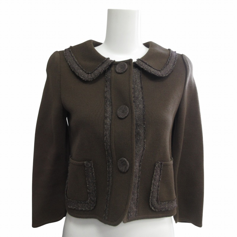 楽天市場】【フォクシー】Foxey ツイード ニットカーディガン