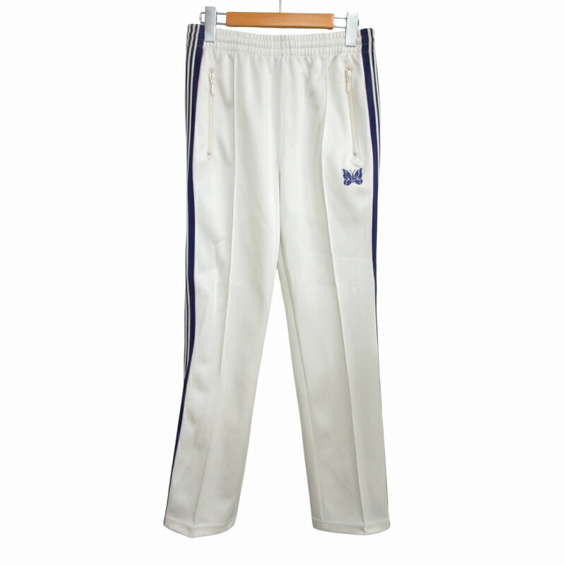 ブラック　ホワイト　ナロー　needles トラックパンツ　ニードルズ　Lサイズ NEEDLES(ニードルズ) 別注ラメ Track Pant - Poly Smooth | B