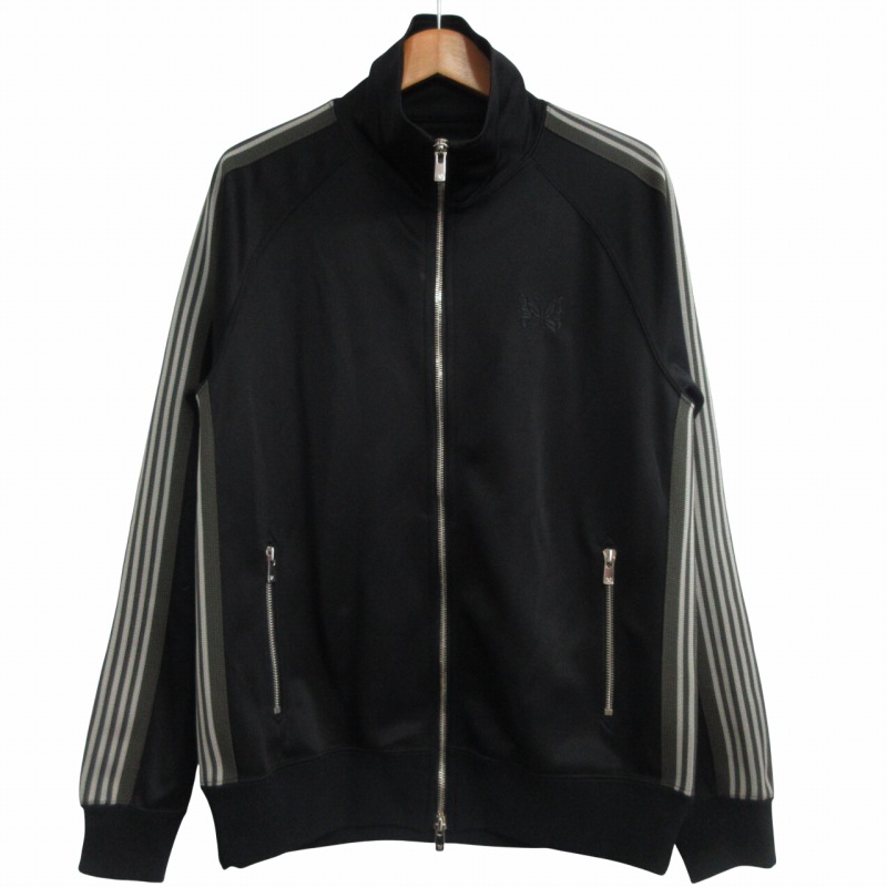 nubian needles 別注 トラックフーディー S ブラック Needles × NUBIAN - 4th COLLABORATION EXCLUSIVE ITEM ONLINE