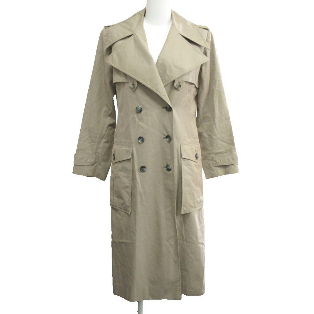 希少　イヴ・サンローラン　トレンチコート　マキシ丈　カサンドラ裏地　ヴィンテージ 2025年最新】Yves Saint Laurent レディース トレンチコート
