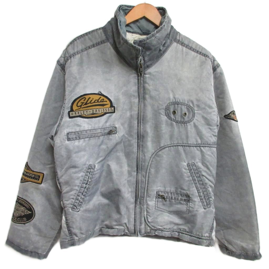 NHRA　レーシングジャケット　ダック地　裏地キルティング　中綿　フルデコ　XL Carhartt⁄カーハート Quilting -Lined Duck Active Jacket