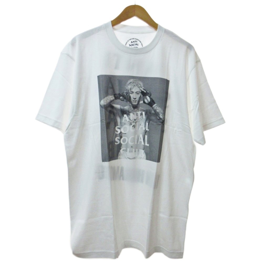 【中古】未使用品 アンチソーシャルソーシャルクラブ 平本蓮 ANTI SOCIAL SOCIAL CLUB × REN HIRAMOTO Tシャツ カットソー 半袖 プリント XL 白 ホワイト 0105 メンズ 【ベクトル 古着】 260105